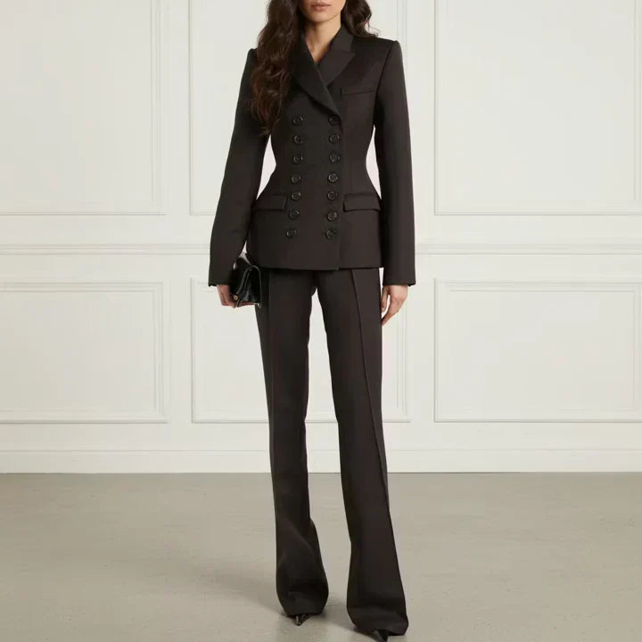 Double Breasted Blazer Set