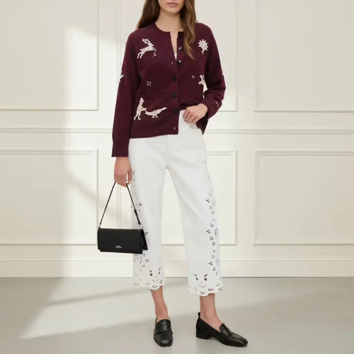 Applique Cardigan