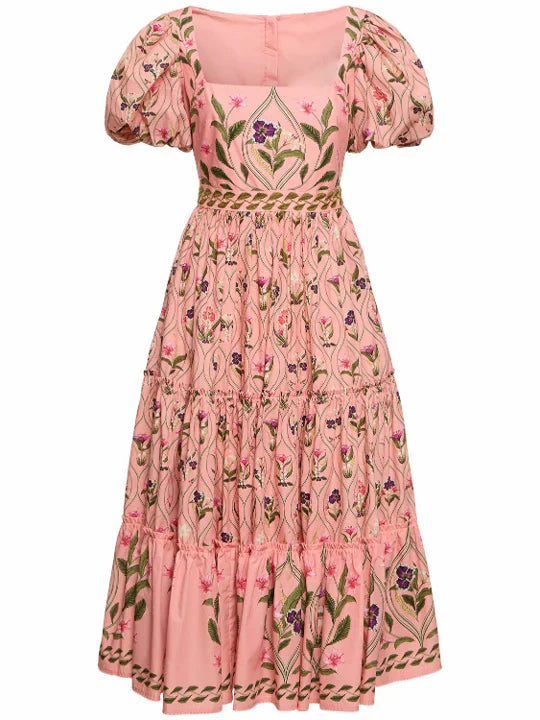Cotton Printed Midi