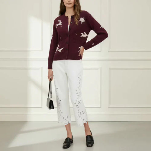 Applique Cardigan