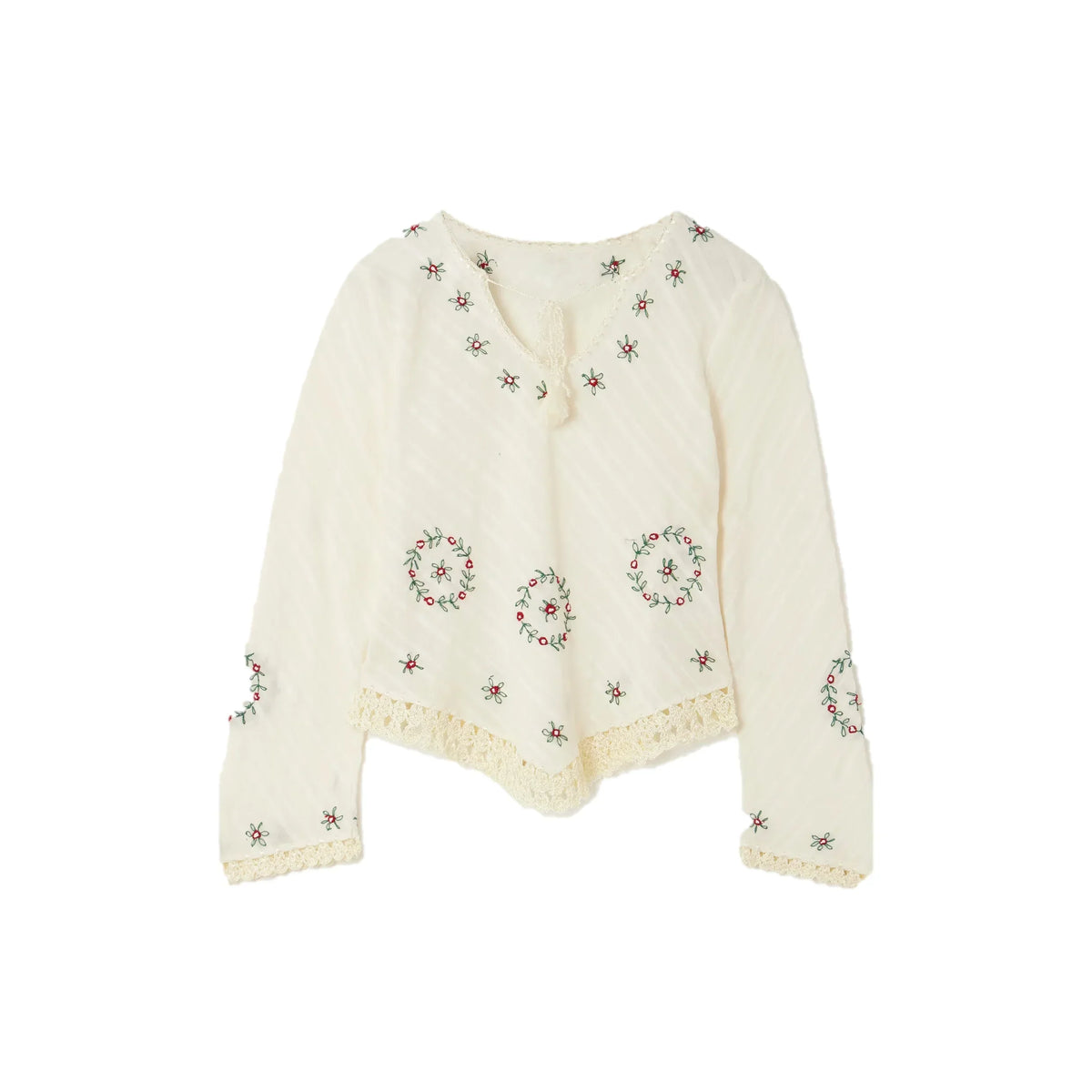 Cotton Embroidered Blouse