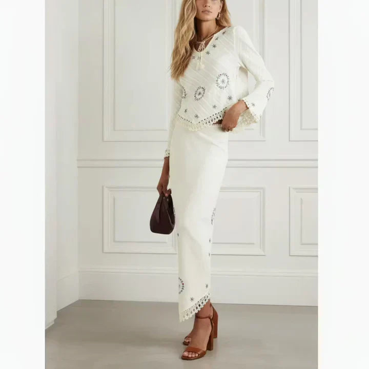 Cotton Embroidered Blouse