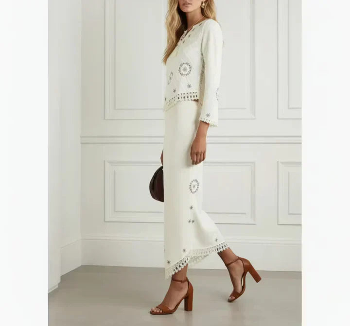 Cotton Embroidered Blouse