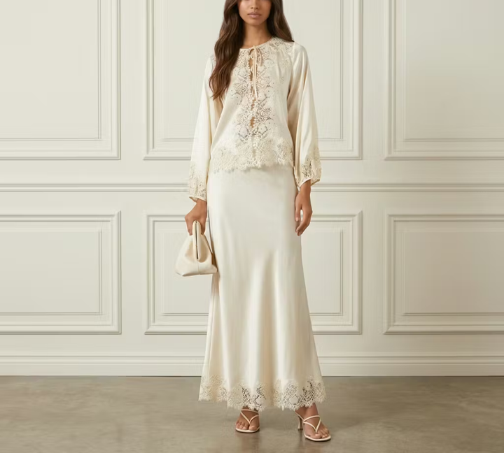 Silk Embroidered Blouse