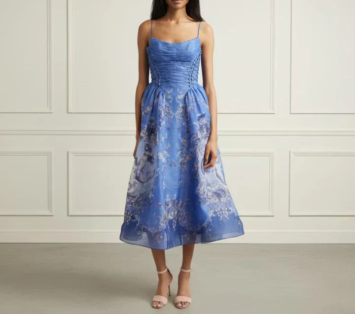 Blue Corset Midi