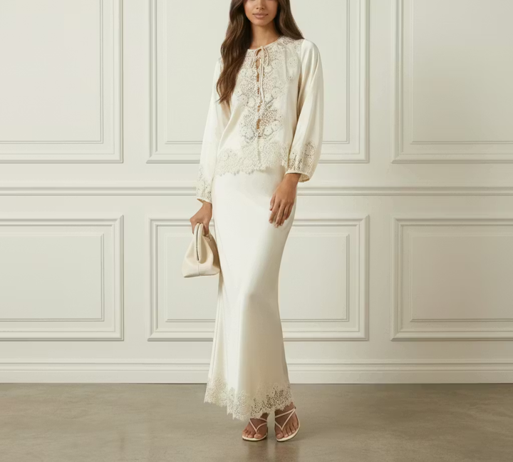 Silk Embroidered Blouse