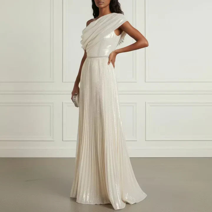 Chiffon Draped Dress