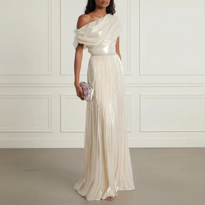 Chiffon Draped Dress