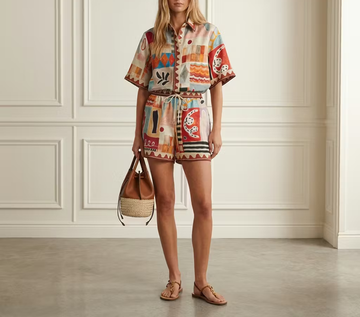 Print Shirt Set