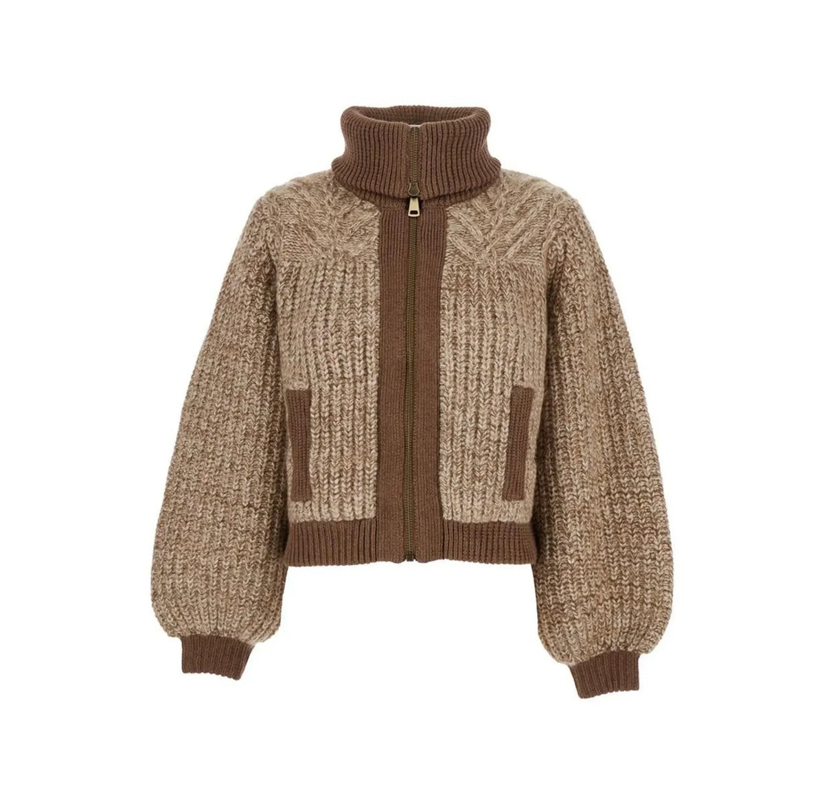 Ribbed Collared Jacket