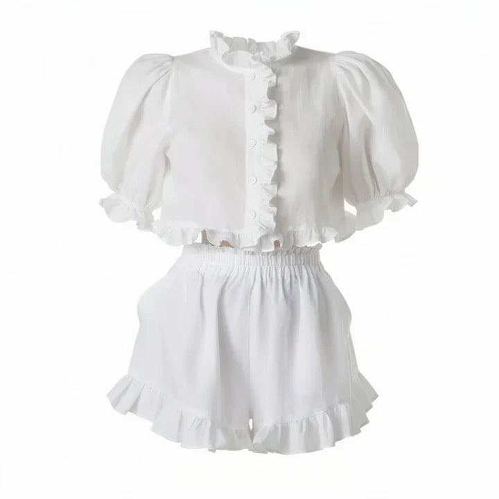 Linen Frill Set