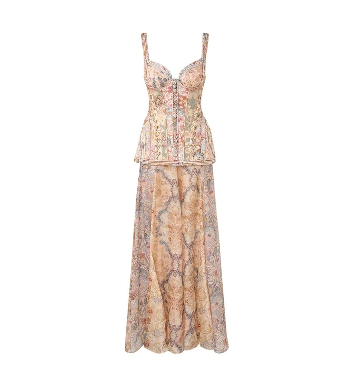 Linen Printed Maxi
