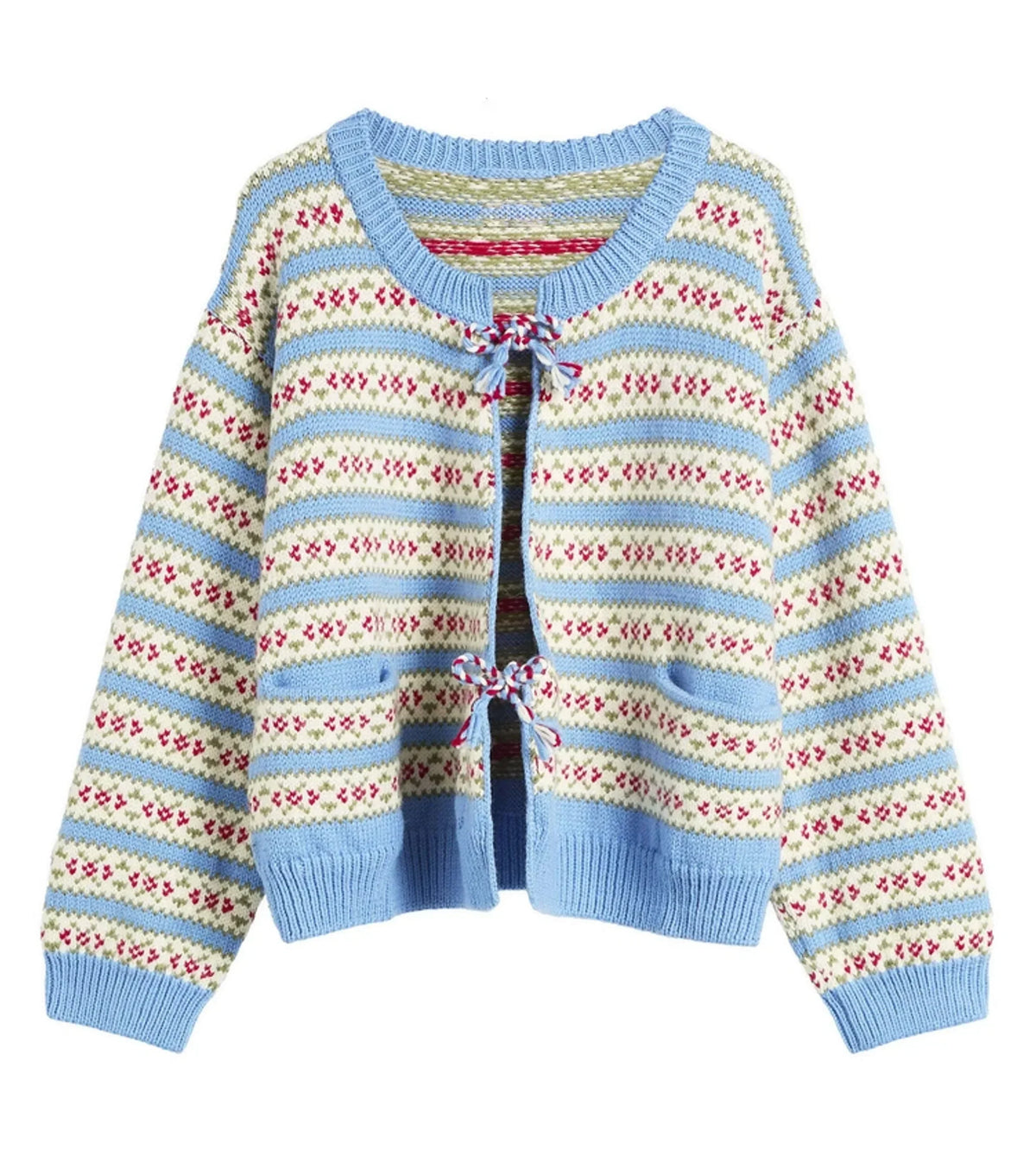 Tie Up Knit Cardigan