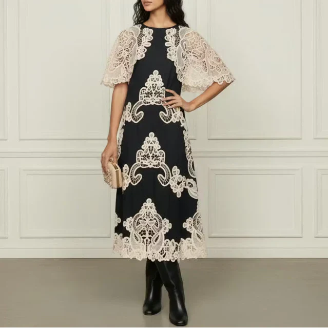 Cotton Lace Midi