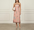 Linen Print Midi