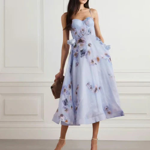 Floral Bodice Midi