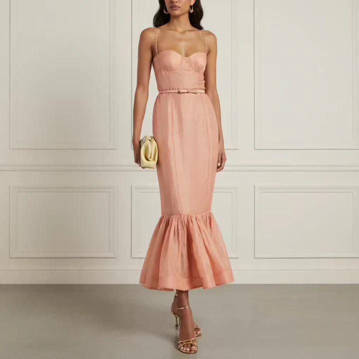 Coral Flare Midi