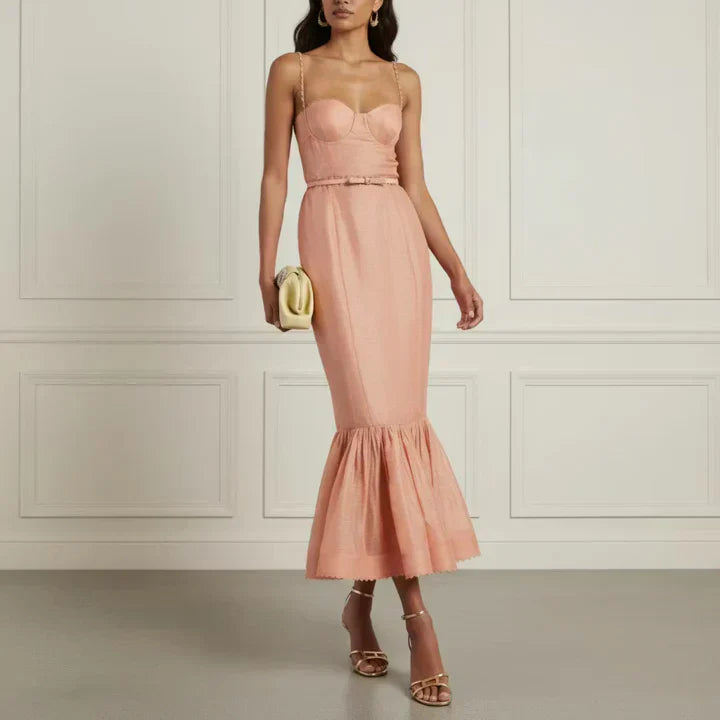 Coral Flare Midi