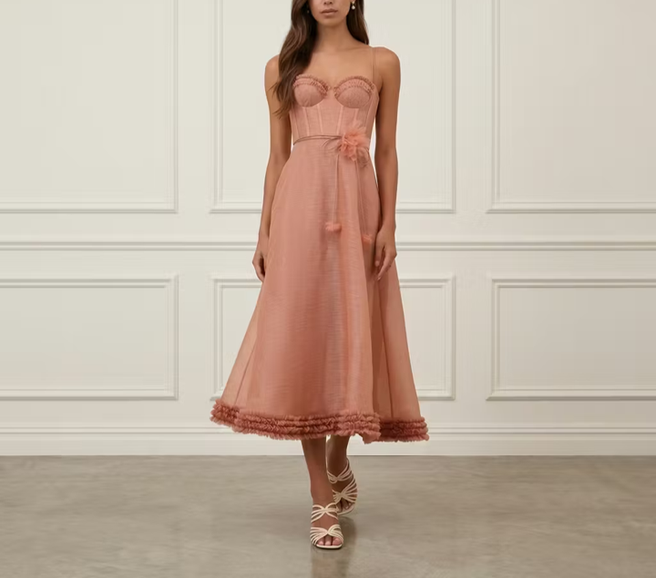 Corset Flare Midi