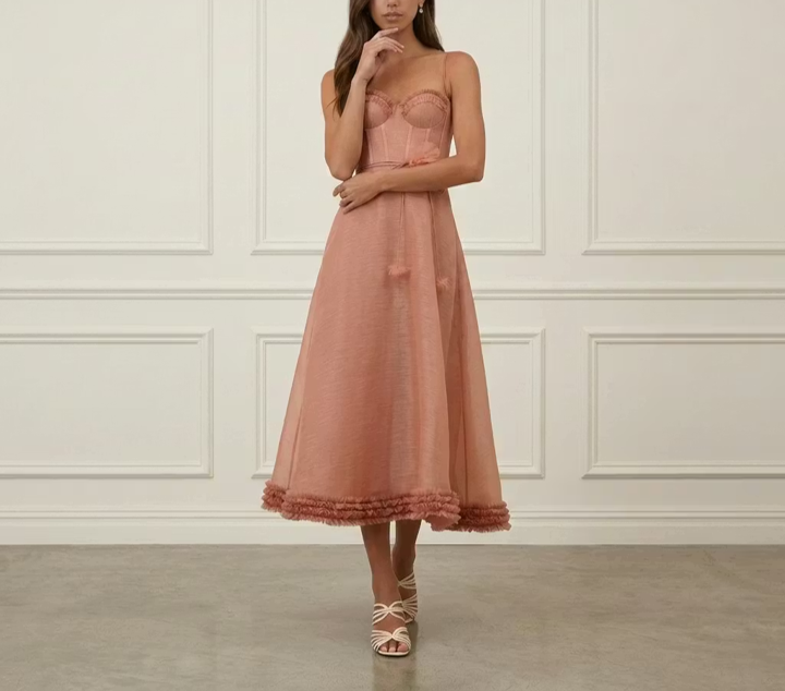 Corset Flare Midi
