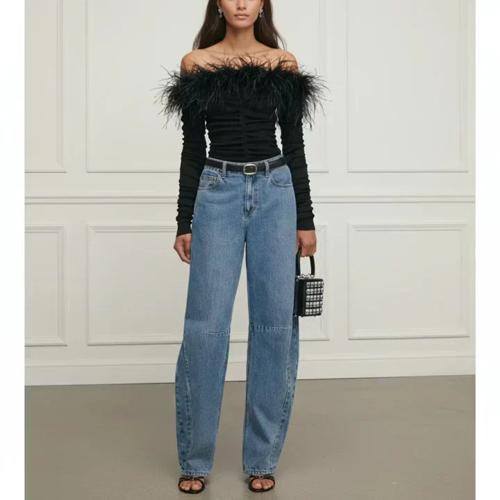 Feathered Top