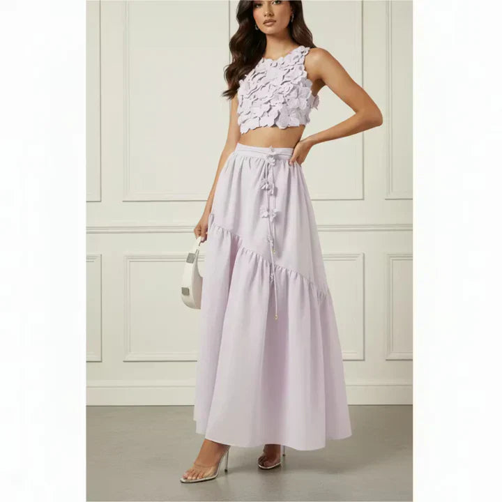 Violet Floral Set