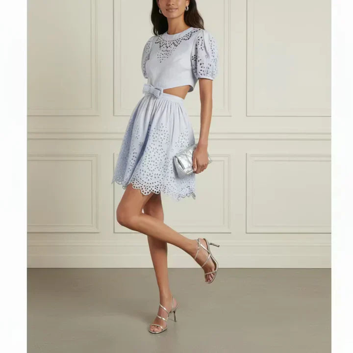 Embroidered Bow Mini