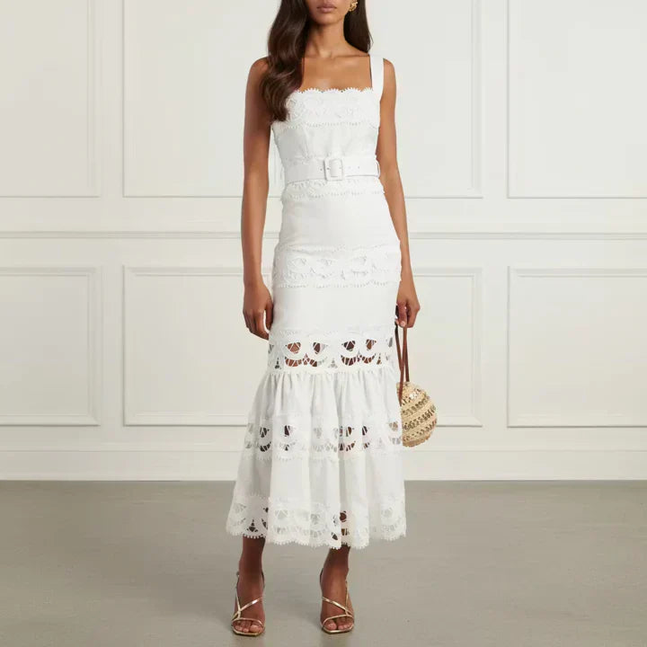 Cotton Lace Midi